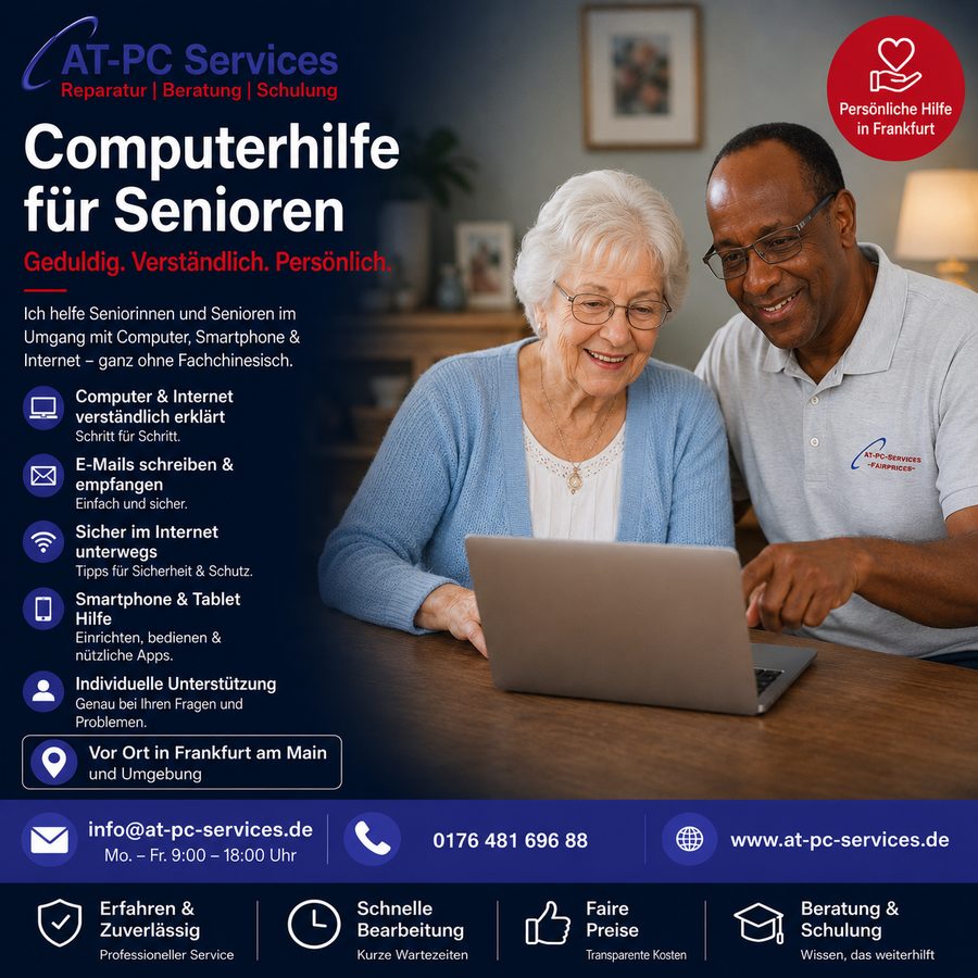 Computer Hilfe Frankfurt – persönliche IT-Beratung durch AT-PC-Services